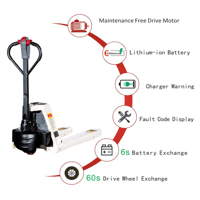 Maximal PT20 - 2000kg Lithium-ion Electric Pallet Truck