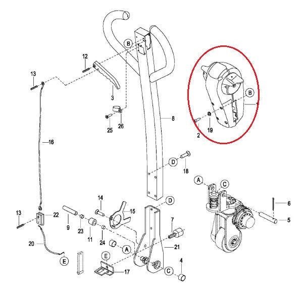 Clark WPio12 Control Pod Assembly 1113-301000-00