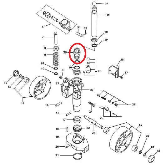 Piston Body Total Lifter 128TA4482